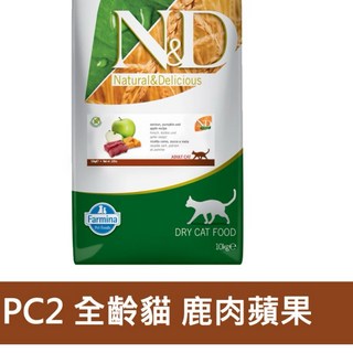 法米納 貓用 PC全系列貓糧 天然南瓜無穀系列 1.5KG/5KG, 1個, PC2-鹿肉蘋果,1.5KG