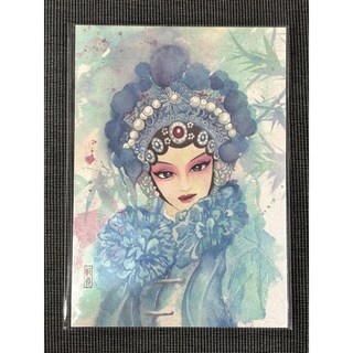 鄭貞 京劇 明信片, 3