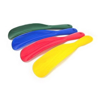 【台灣製造】18公分鞋拔 不彎腰穿鞋神器 多色可選, 綠色, 1個