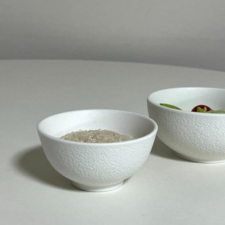 [선물포장가능] 공기1P+대접1P 세트 2color 면기 탕그릇 한식 업소추천 식기 무광그릇 흑백요리사, 1개, 공기+대접, [선물포장] 화이트