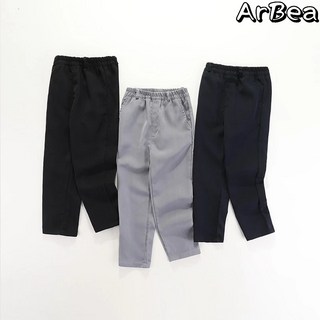 【Arbea】兒童西裝長褲春秋免燙藏青色男童鬆緊褲子學生表演小學生【C1046】