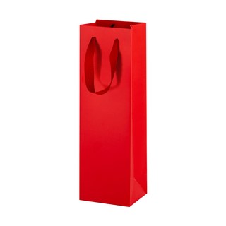 紅色 葡萄酒手提紙袋 單支用 雙支用, 50個