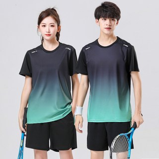 UPPERCUT 여름 트레이닝복 세트 속건 스포츠 상하의 빅사이즈 러닝복 헬스복 남녀공용 베드민턴복 테니스복 탁구복 단체복