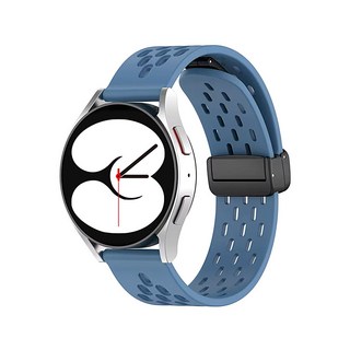 사라밴드 브리즈 마그네틱 타공 실리콘 스트랩, 블루