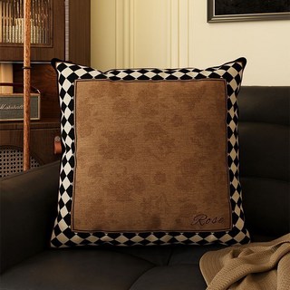 復古輕奢綠色抱枕美式復古抱枕中古風美拉德沙發靠背墊牀頭軟靠枕, 1件, 536