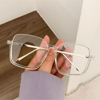 B.P飾品專賣 九月新款-歐美個性半方框眼鏡 大框 方框 無度數 小紅書 太陽眼鏡 墨鏡 抗UV 百搭 網美 情侶