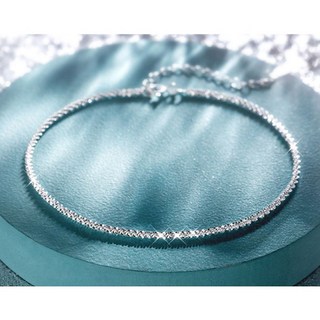 S925純銀腳鍊手鍊：新款超閃防敏腳環手環，現貨快速出貨