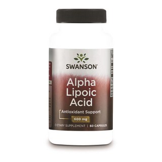 Swanson 斯旺森 α-硫辛酸膠囊 600mg, 60顆, 1罐