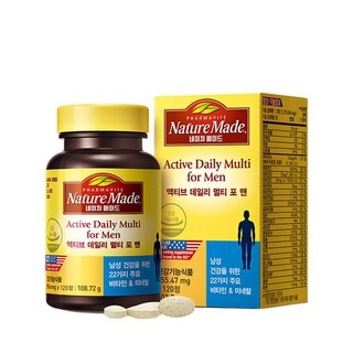 네이처메이드액티브 데일리 멀티 포 맨, 120정, 1개
