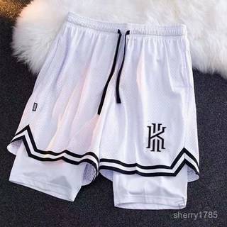 限量購 美式籃球短褲 內襯假兩件 三分冰絲速幹不過膝跑步健身訓練運動男夏 運動男褲 低腰短褲 寬鬆褲子 MPXN