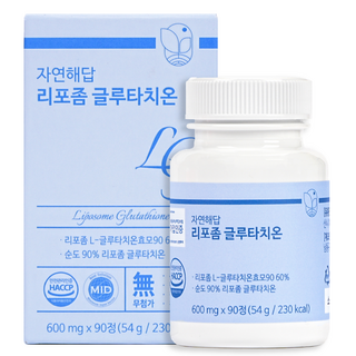 자연해답 리포좀 글루타치온, 90정, 1개