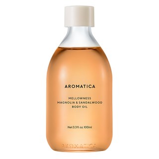 아로마티카 멜로우니스 바디오일 매그놀리아 & 샌달우드향, 100ml, 1개