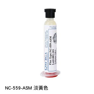 AMTECH 針筒式助焊膏 歐盟Reach認證助焊劑, 1個, D款 NC-559 淡黃色焊油