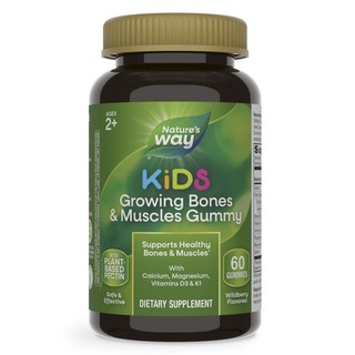 Nature's Way 然萃維 孩童鈣鎂軟糖 莓果口味, 1罐, 60顆