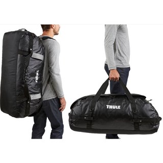 【THULE】Chasm 90L/130L旅行手提袋背包x頂級防水材質x時尚好用x車頂防水包, 90L藍