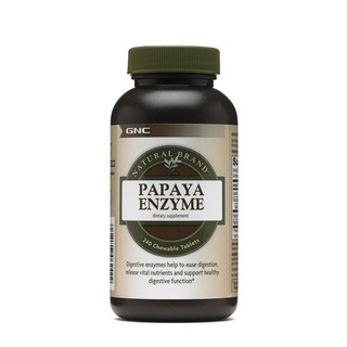 GNC 健安喜 木瓜酵素咀嚼錠, 1個, 240入, 240錠