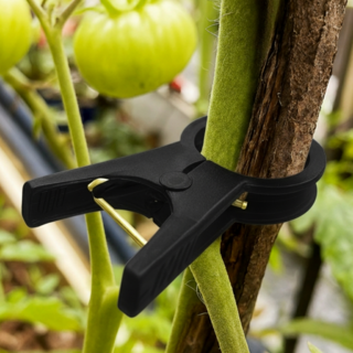 누와상회 식물 고정 원예용 집게 대형 검정, 10개