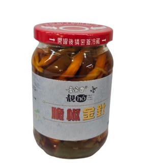 葉家香 脆椒金針 古早味 醃漬小菜 開胃小菜 微辣 配粥首選(超取最多4罐), 1個