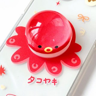 귀여운 동물 반구 그립 스마트톡 케이스 아이폰 갤럭시 폰케이스