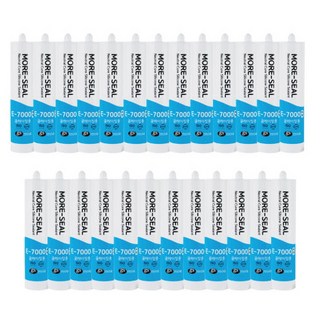 GS모아실리콘 무초산실리콘 창틀 E-7000 글레이징 창호 25P 투명, 25개