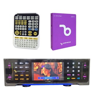 금영 노래방기계 KY-S1000 노래방 반주기, 반주기+책+리모콘