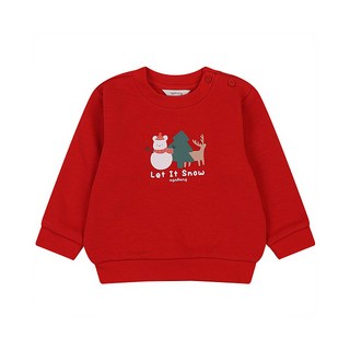 아가방 티셔츠 겨울 유아 아기 남아 여아 레브홀리데이맨투맨 S7