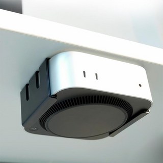 맥 미니 M4/M4 프로 2024 액세서리용 모니터 마운트 홀더 벽걸이 스탠드 책상 아래 스탠드, 모든 금속 마운트 홀더 브래킷 맥 미니 M4M4 프로