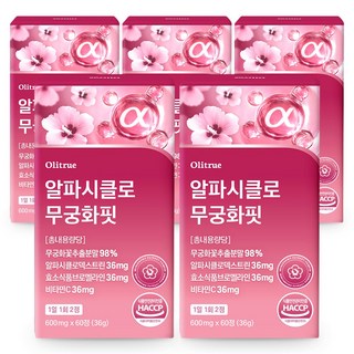 올리트루 알파CD 무궁화핏, 5개, 60정