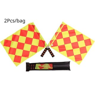 축구 축구유니폼축구 심판 플래그 대회 페어 플레이 사용 경기 야외 축구 훈련 스맨 플래그 심판 장비 1