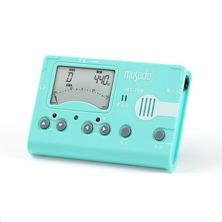 Musedo MT-70B 三合一冷光調音器節拍器 馬卡龍色 樂器配件, 綠色,全新, 1個