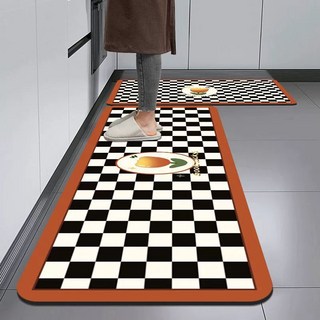 주방매트 키친 씽크대 싱크대용 바닥 닦는 발 mat 난방 세련된 럭셔리