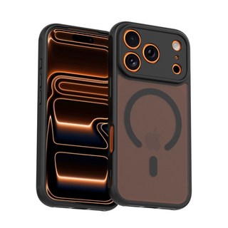 별다섯 핸드폰 맥세이프 반투명 매트 케이스 변색에 강한 자력 마그네틱