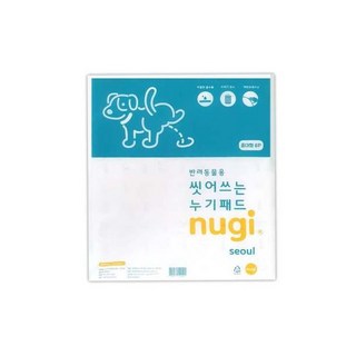 반려동물용 누기 패드 중대형 6매 애견배변패드 강아지배변패드 누기패드 애견중대형배변패드 애견용품, 1개