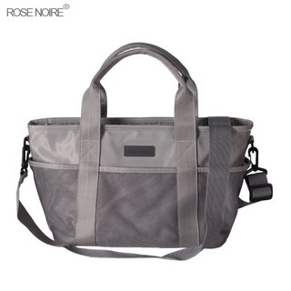 一包兩用背包女斜背包手提包單肩包斜挎包大容量防水女包側背包多隔層簡約背包多功能背包, 淺灰