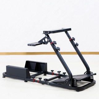 레이싱 게임 모니터 컨트롤러 쉬프터 핸들 브래킷 브라켓, 1개, 기본 색상, 스탠드와 후면 연결-수동 기어 포함