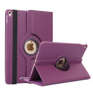 iPad Air4 10.9 吋 旋轉皮套 支架 平板套 荔枝紋 可站立 掀蓋式, 紫色, 1個