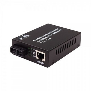 솔텍 솔텍 SFC200-SCS 싱글모드 광컨버터 100Mbps, 블랙, 1개
