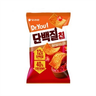 닥터유 오리온 단백질칩 칠리살사맛, 60g, 15개