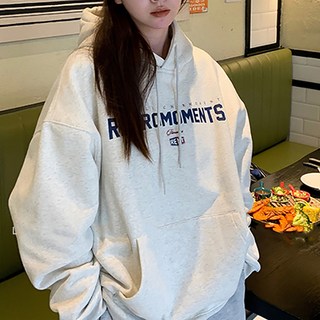 連帽衛衣 韓版寬鬆加絨帽T 女款秋冬上衣