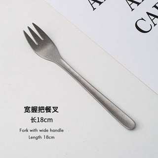 防燙304不鏽鋼泡麵碗拉麵碗大容量湯碗麵碗 雙層隔熱簡約設計 學生宿舍必備, 1個, LQ-304寬握把餐叉18cm