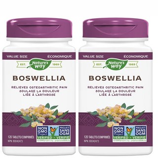 뼈영양제 보스웰리아 세라트린 2개 120캡슐 캐나다직배송, 120정