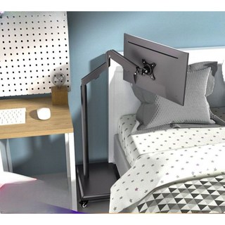 이동식 모니터암 거치대 TV 브라켓 각도조절 스탠드 걸이 침대 로봇팔(14-43인치), 1. 로봇팔(14-43인치)