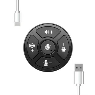 會議室麥克風 音頻&USB插口桌麵電腦全嚮麥克風 會議筆記本降噪外置拾音麥克風 全向案頭麥克風, 1個, USB 2.0