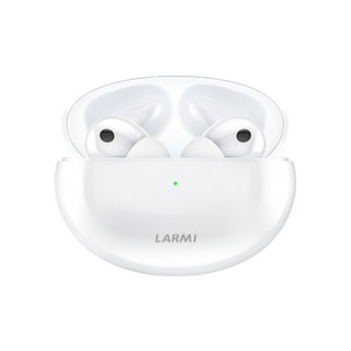 樂米 LARMI 主動降噪藍牙耳機 藍芽5.3 一年保固 通話 助聽模式, 純淨白, 純淨白