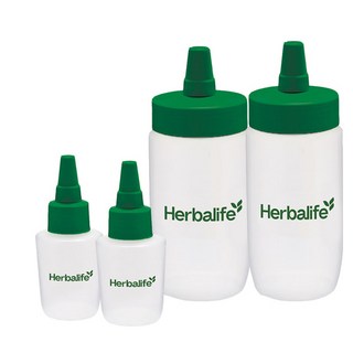 허벌라이프 허브티 휴대용 파우더용기 2개 (300ml)+티용기 2개 (50ml), 1개