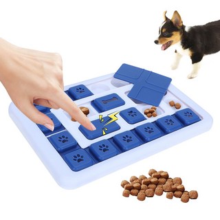 BLACK K7 애견장난감 선물 분리불안훈련 고양이 강아지 간식 노즈워크 장난감, 1개, 블루