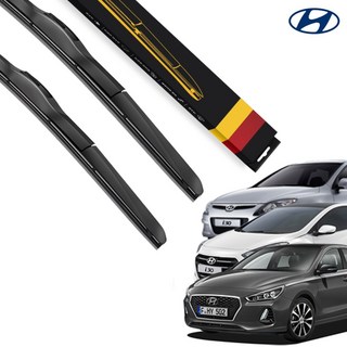 1+1 현대 i30 FD GD PD N 전차종 와이퍼 호환 순정형 하이브리드 와이퍼블레이드, SW-구형/i30 FD(09-11)600+450