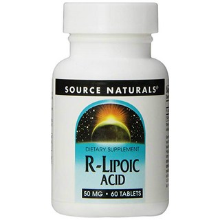 SOURCE NATURALS R-硫辛酸錠 50mg, 1個, 60 件