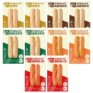 육식토끼 닭가슴살 소시지 80g 5종 혼합 30팩, (소시지80)총 30팩/맛별 6팩