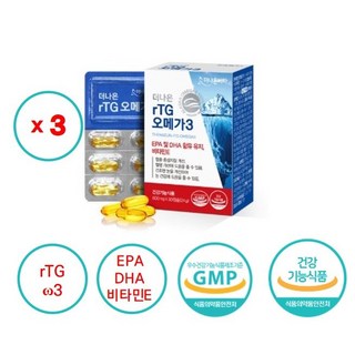 더나은비타 더나은 rTG 오메가3, 3개, 30정